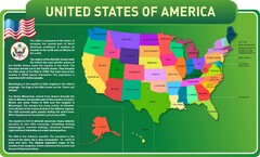 Стенд "United States Of America" - fgospostavki.ru - Югорск