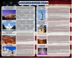 Стенд "Достопримечательности США" Вариант 2 - fgospostavki.ru - Югорск