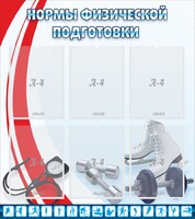 Стенд "Нормы физической подготовки" Вариант 2 - fgospostavki.ru - Югорск