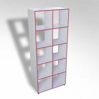 Шкаф открытый многосекционный ТР10 ЛДСП  - fgospostavki.ru - Югорск