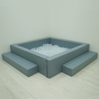 Сухой бассейн с шариками и RGB-подсветкой 140х140 см - fgospostavki.ru - Югорск