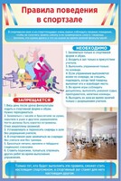 Стенд "Правила поведения в спортзале №1" - fgospostavki.ru - Югорск