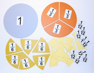 Набор магнитных карточек "Доли и дроби - 3" - fgospostavki.ru - Югорск