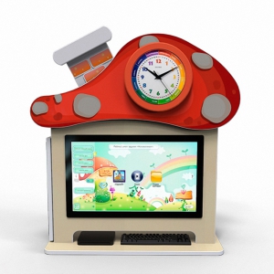 Профессиональный настольный логопедический моноблок с коррекционной направленностью "Грибной Домик" - fgospostavki.ru - Югорск