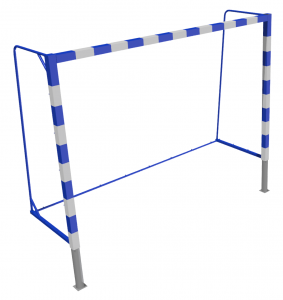 Ворота для гандбола и минифутбола закрепленные (без сетки) - fgospostavki.ru - Югорск