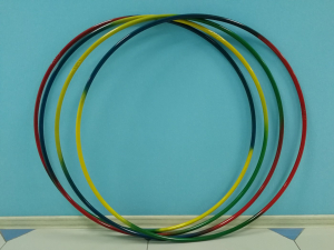 Обруч гимнастический стальной "Радуга" (900 миллиметров, 850 грамм) - fgospostavki.ru - Югорск