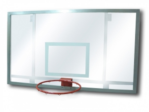 Щит баскетбольный игровой, поликарбонат (1800х1200 миллиметров) - fgospostavki.ru - Югорск