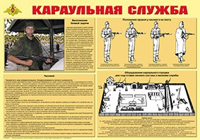 Плакат "Караульная служба" - fgospostavki.ru - Югорск