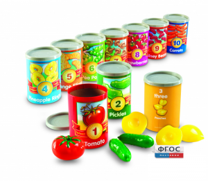Набор для счета от 1 до 10 "Консервы" - fgospostavki.ru - Югорск