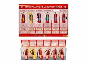 Электрифицированный стенд-тренажер "Эксплуатация огнетушителей" с разрезными агрегатами - fgospostavki.ru - Югорск