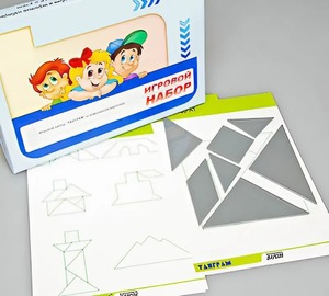 Игровой набор "Танграм" (с комплектом карточек) - fgospostavki.ru - Югорск