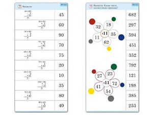 Комплект карточек (10) "Обучающий калейдоскоп. Простые примеры" - fgospostavki.ru - Югорск