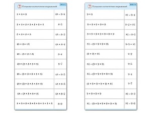 Комплект карточек (10) "Обучающий калейдоскоп. Умножение на 7, 8 и 9" - fgospostavki.ru - Югорск