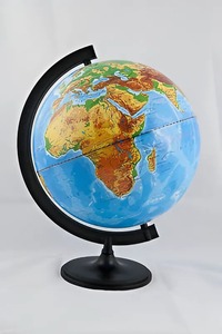 Глобус физический (д.320) - fgospostavki.ru - Югорск