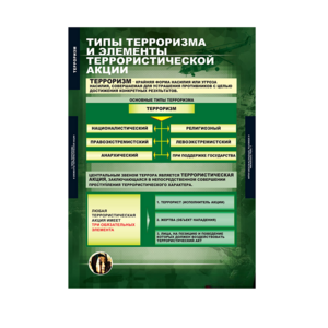 Комплект таблиц. ОБЖ. Терроризм. - fgospostavki.ru - Югорск