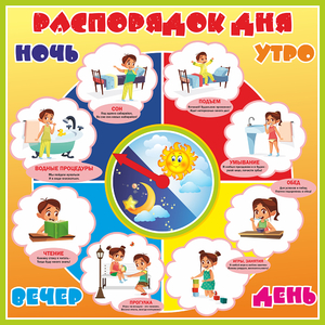 Стенд "Распорядок дня" - fgospostavki.ru - Югорск