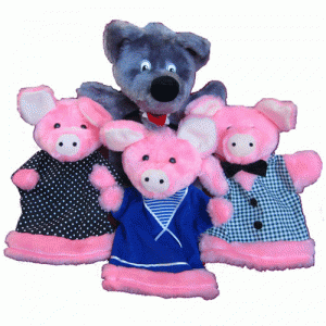 Набор перчаточных кукол "Три поросенка" - fgospostavki.ru - Югорск