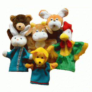 Набор перчаточных кукол "Зайкина избушка" - fgospostavki.ru - Югорск