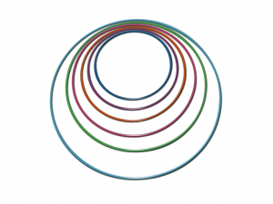 Обруч гимнастический стальной окрашенный утяжеленный (900 миллиметров, 1050 грамм) - fgospostavki.ru - Югорск