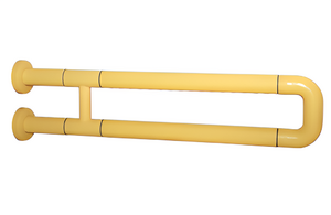 Поручень неоткидной двухопорный с антибактериальным покрытием (желтый) - fgospostavki.ru - Югорск