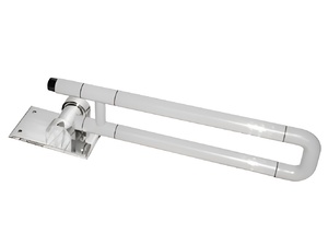 Поручень откидной с антибактериальным покрытием (белый) - fgospostavki.ru - Югорск