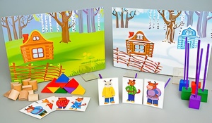 Игровой набор Фребеля "Заюшкина избушка" (серия "Сказочный мир". Выпуск 1) - fgospostavki.ru - Югорск