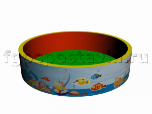 Сухой бассейн круглый с шелкографией - fgospostavki.ru - Югорск