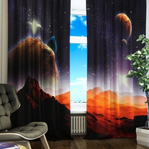 Комплект светонепроницаемых штор "Марсианская одиссея" - fgospostavki.ru - Югорск