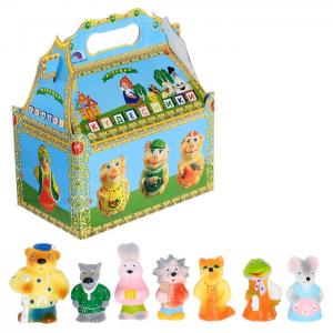 Набор резиновых игрушек "Теремок" - fgospostavki.ru - Югорск