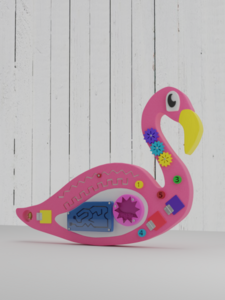 Бизиборд «Розовый фламинго» - fgospostavki.ru - Югорск