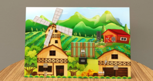 Настенная панель «Деревенский двор» - fgospostavki.ru - Югорск