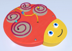 Настенный игровой элемент в виде головы гусеницы - fgospostavki.ru - Югорск