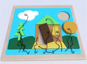 Настенная панель «Домик» - fgospostavki.ru - Югорск