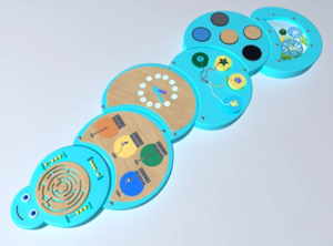 Развивающая панель «Гусеница» - fgospostavki.ru - Югорск