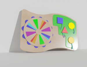 Тактильно-развивающая панель «Яркие краски» - fgospostavki.ru - Югорск