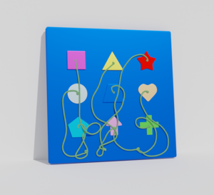 Тактильно-развивающая панель «Геометрия» - fgospostavki.ru - Югорск