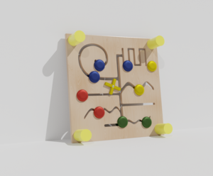 Тактильно-развивающая панель с лабиринтами - fgospostavki.ru - Югорск