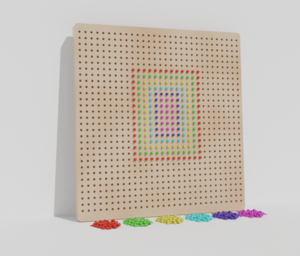 Тактильно-развивающая панель «Радужная мозаика» - fgospostavki.ru - Югорск