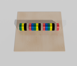 Тактильно-развивающая панель с разноцветными кругами - fgospostavki.ru - Югорск