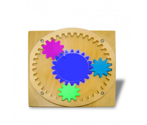 Тактильно-развивающая панель «Цветные шестеренки» - fgospostavki.ru - Югорск