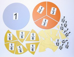 Набор магнитных карточек "Доли и дроби - 3" - fgospostavki.ru - Югорск