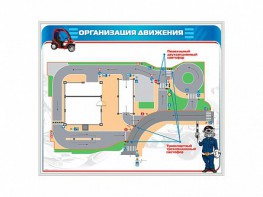 Магнитно-маркерная доска "Организация движения" - fgospostavki.ru - Югорск