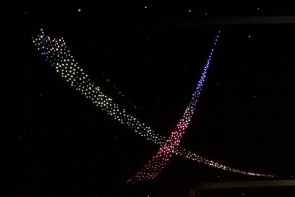 Потолок "Звездное небо с анимационным фибероптическим эффектом метеориты" - fgospostavki.ru - Югорск