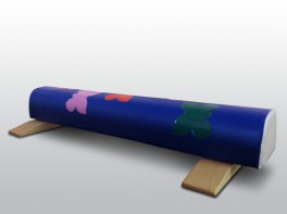 Бревно гимнастическое напольное мягкое (1,5 метра, с опорами) - fgospostavki.ru - Югорск