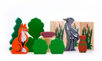 Комплект игрушек для сказкотерапии "Лиса и журавль" - fgospostavki.ru - Югорск