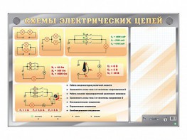Электрифицированный стенд "Схемы электрических цепей" с маркерными полями - fgospostavki.ru - Югорск