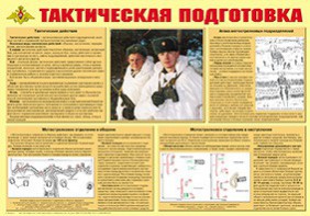 Плакат "Тактическая подготовка" - fgospostavki.ru - Югорск