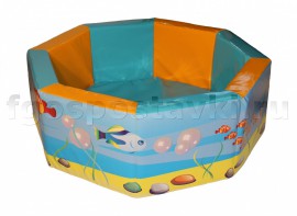 Сухой бассейн восьмигранный с шелкографией - fgospostavki.ru - Югорск