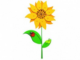 Сенсомоторное декоративно-развивающее панно "Подсолнух" - fgospostavki.ru - Югорск