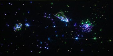 Настенный фиброоптический ковер "Млечный путь" 200х100, 450 точек - fgospostavki.ru - Югорск